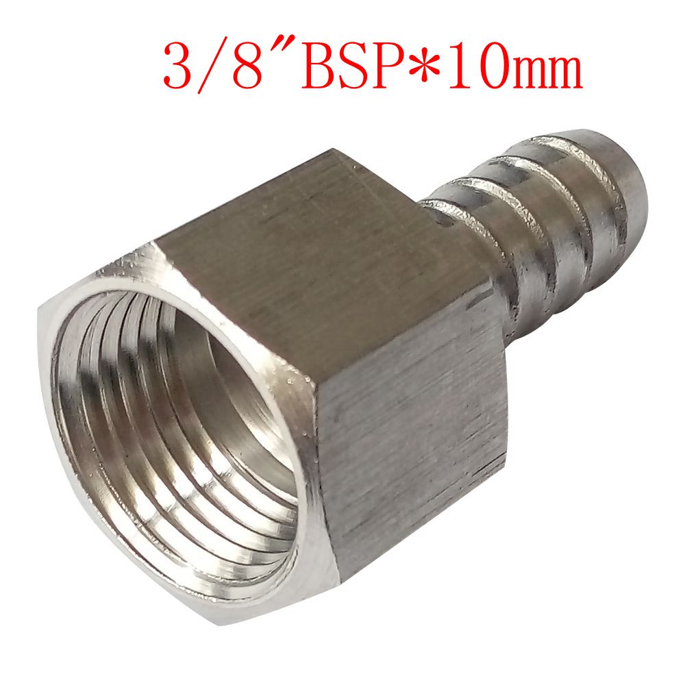 2 barstock 10mm id ȣ ٺ  3/8 bsp  ȣ ٺ  ss 304 η ƿ SBSTK-FBF-B10-3/8bsp